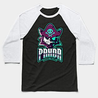 Panda Green Tooth Baseball T-Shirt